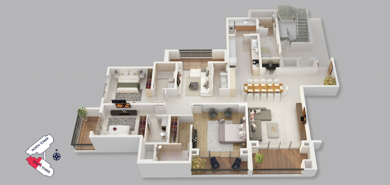 1 BHK Plan
